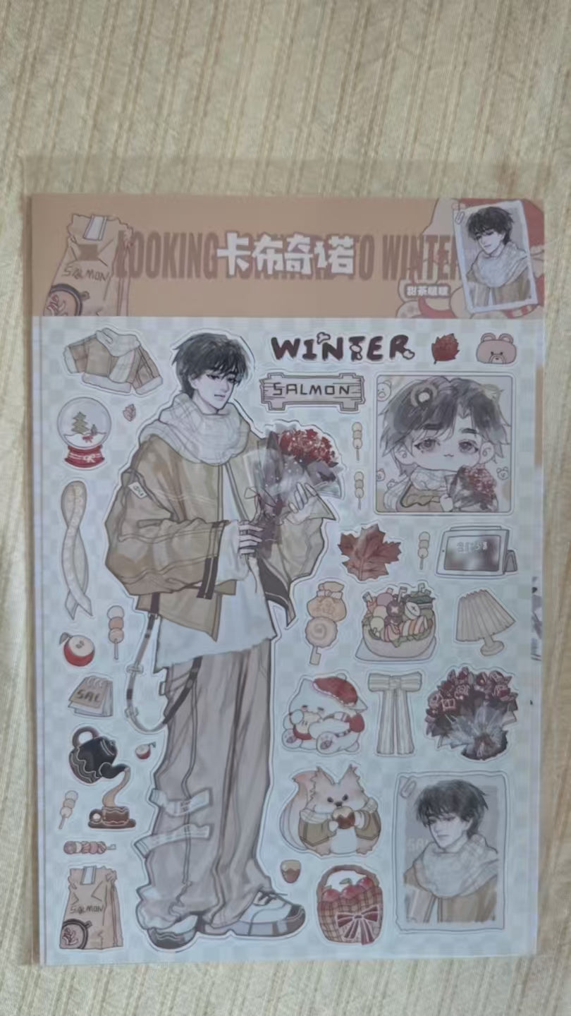 boy sticker sheet